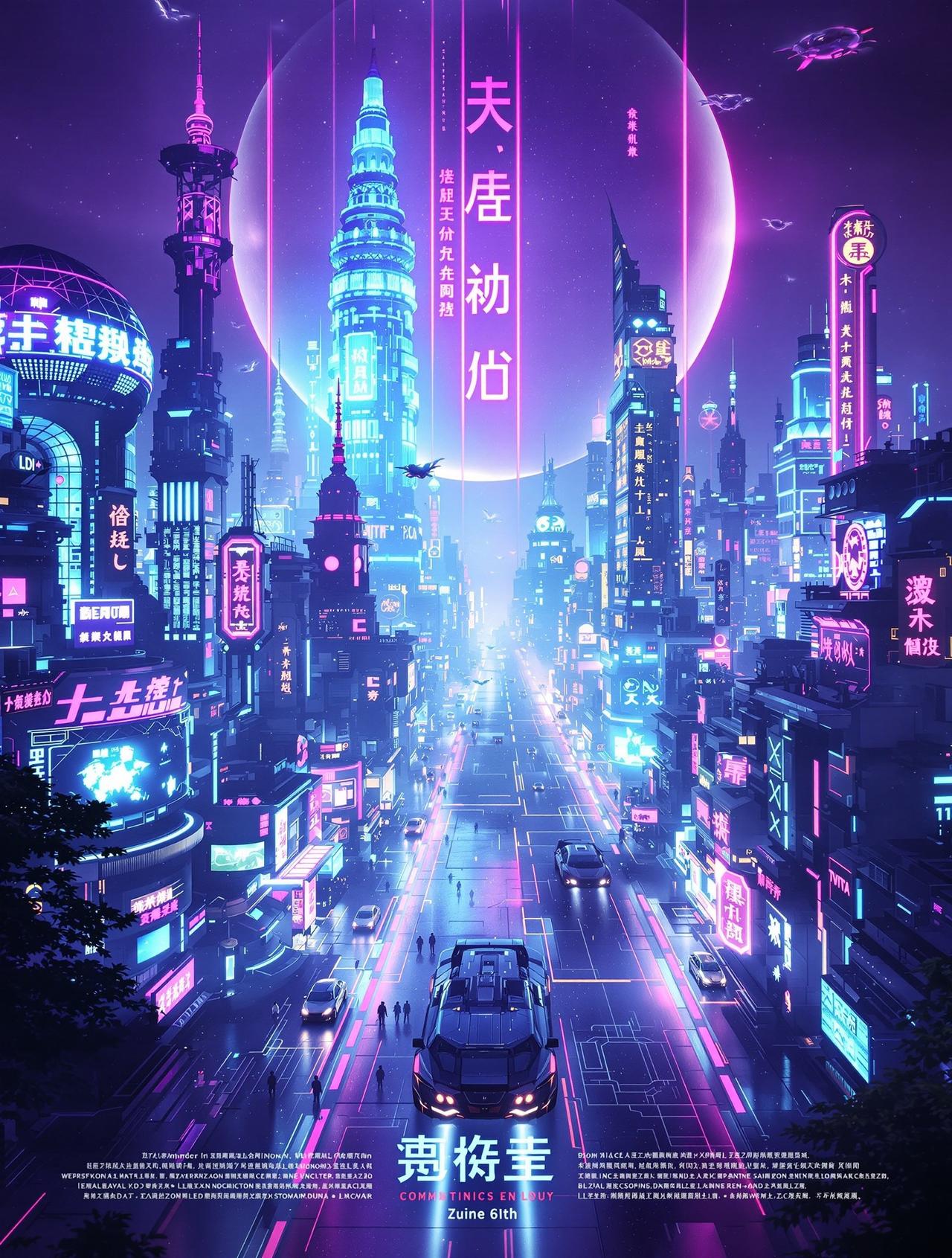 溪谷影院作品《数字迷城》高清海报